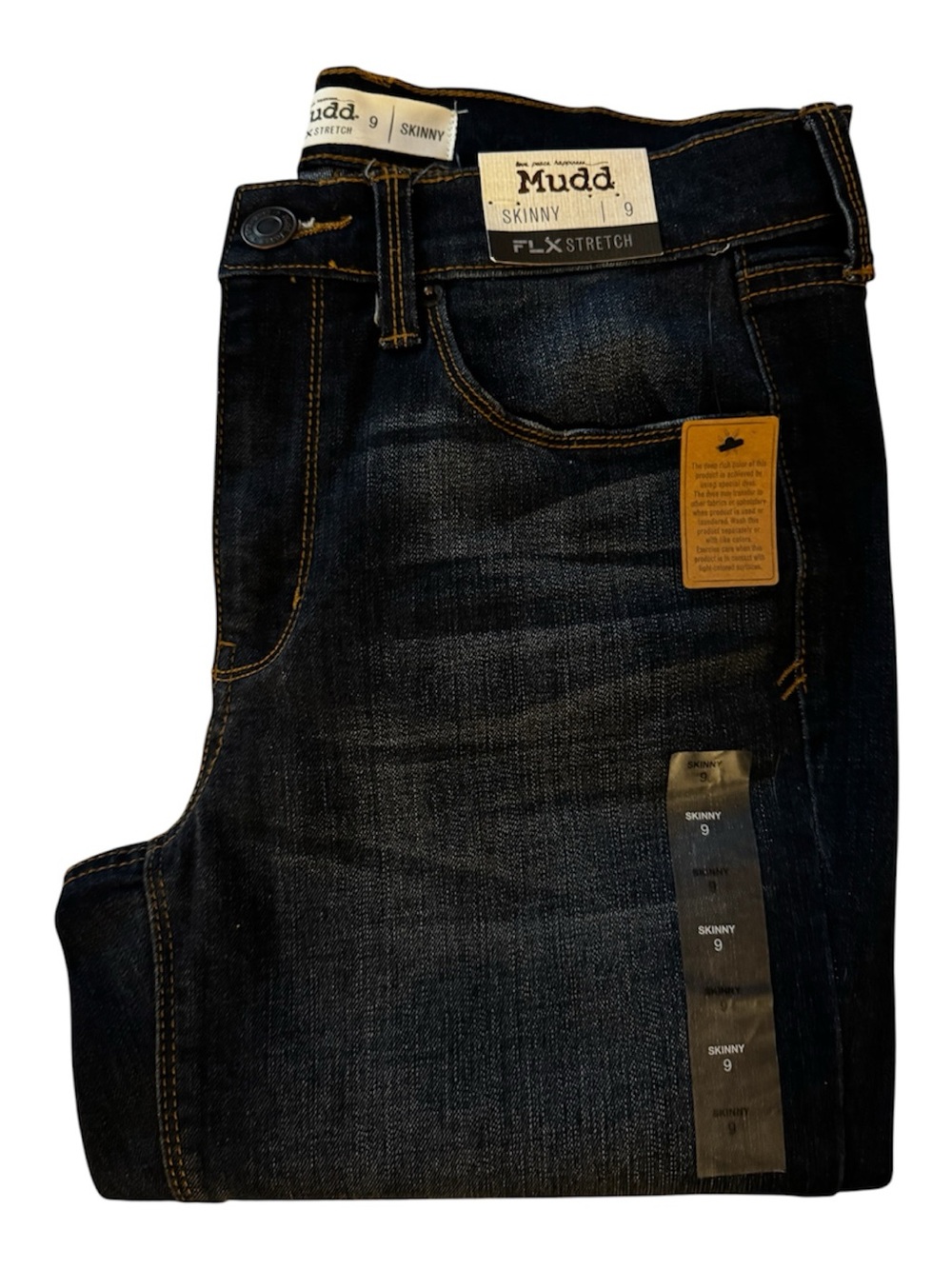 Mudd juniors Skinny Jeans - Dark Blue, Skinny FLX SIZE 9